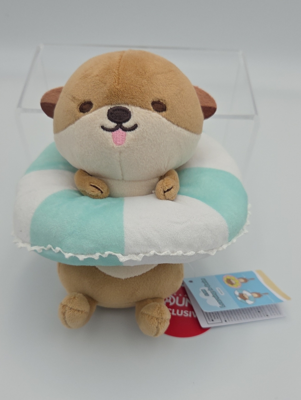 Fukuya Learning To Swim Plush Otter with Swim Ring Stuffed Animal Round 1 Prize